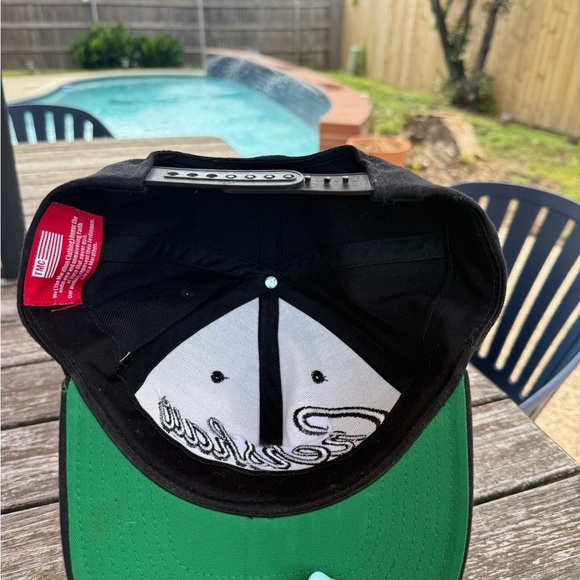 Crenshaw Snapback Hat Nipsey Hussle Black Embroidered - Picture 5 of 5